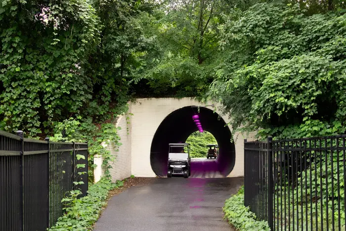 The famous 100+ mile golf cart paths